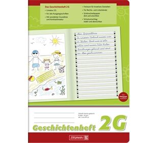 BRUNNEN Bilderheft A4 Lin2VA 16Bl