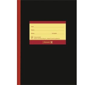 BRUNNEN Oberschulheft A5 20Bl kar Rand