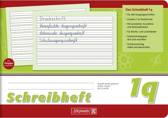 BRUNNEN Schreibheft Lin1q A5 quer