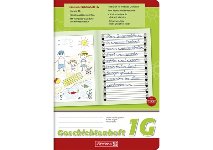 BRUNNEN Bilderheft A5 Lin1VA