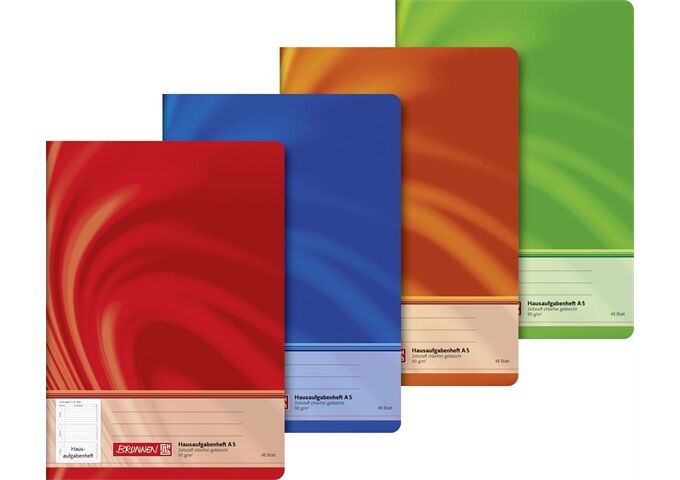 BRUNNEN Aufg.heft A5 Vivendi 48Bl FSC