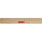 BRUNNEN Lineal 17cm aus Holz