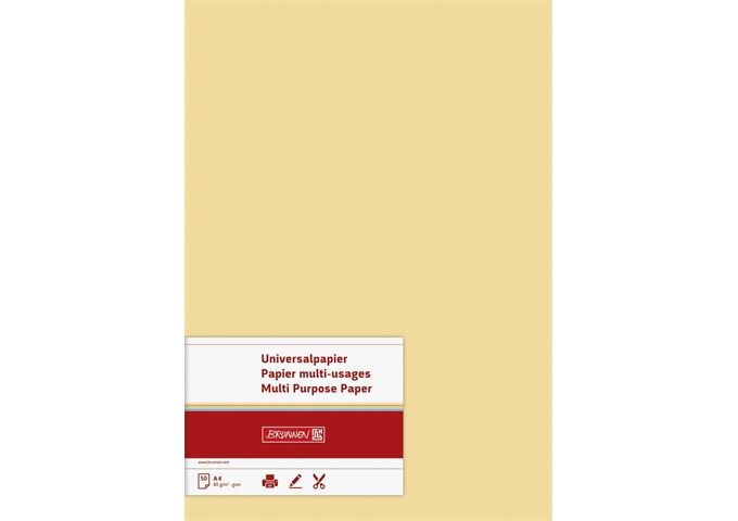 BRUNNEN Universalp. 50Bl 80g honig