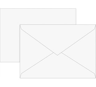 BRUNNEN Briefhülle C5 weiss 80g Futter