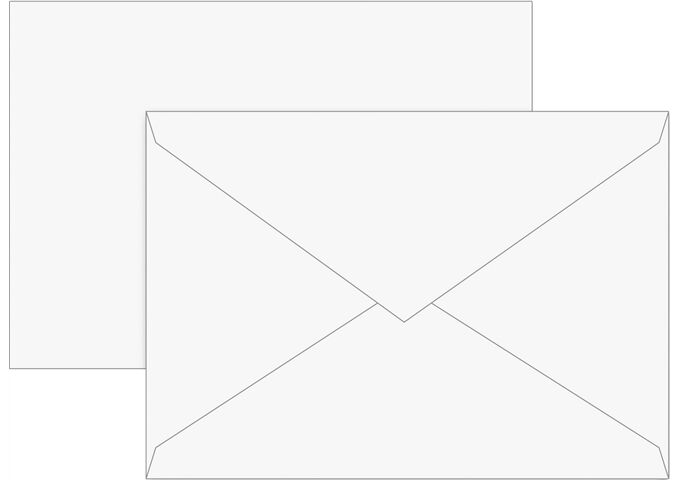 BRUNNEN Briefhülle C5 weiss 80g Futter