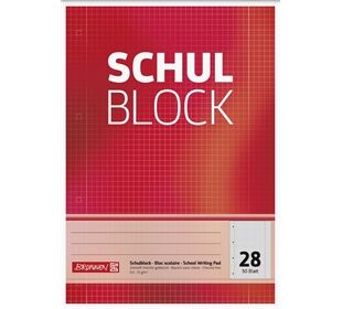 BRUNNEN Schulblock A4 50Bl Lin28