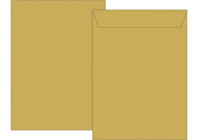 BRUNNEN Versandtasche C5 braun 100 St.