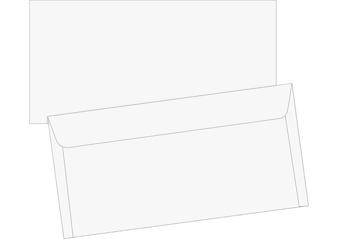 BRUNNEN Briefhülle DL HK ws 100St