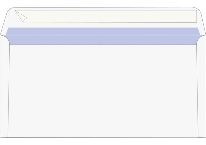 BRUNNEN Briefhülle DL HK ws 100St