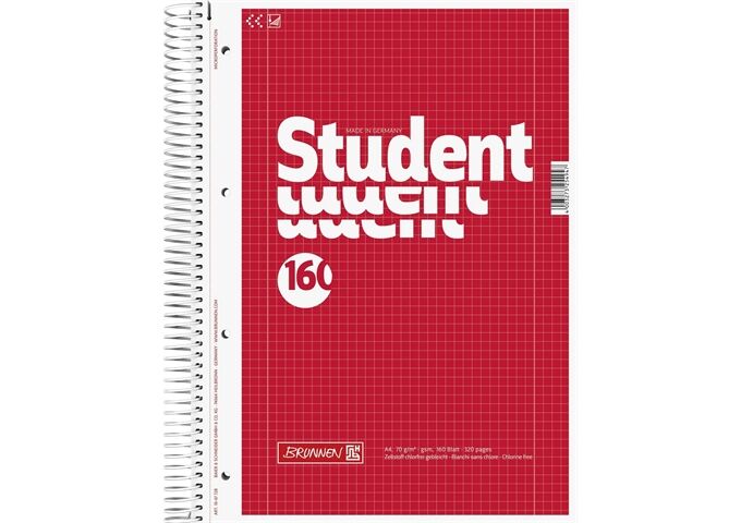 BRUNNEN Collegeblock A4 160Bl Lin28