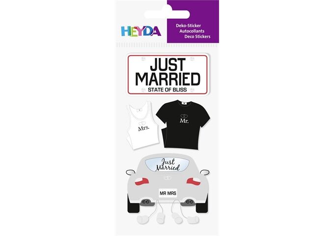 BRUNNEN Sticker Mix Hochzeit