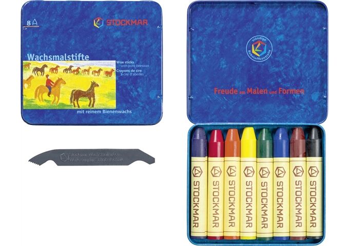 Stockmar Wachsmalstift 8ST ungiftig WF