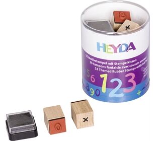 BRUNNEN Stempelset Zahlen