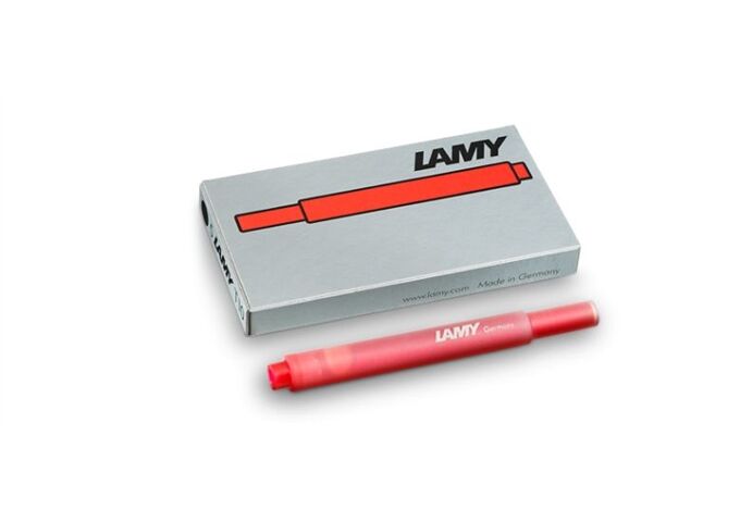 Lamy Tintenpatrone T 10 rot 5 Stk