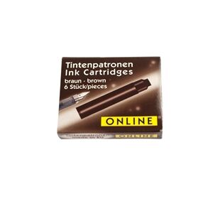 ONLINE Tintenpatrone 6ST braun