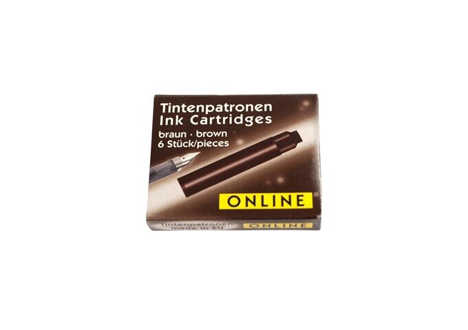 ONLINE Tintenpatrone 6ST braun