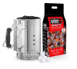 Weber Zubehör - Basis Holzkohlegrills Weber Anzünd-Set