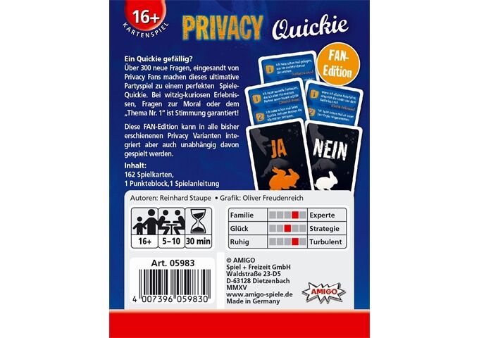 Amigo Privacy Quickie