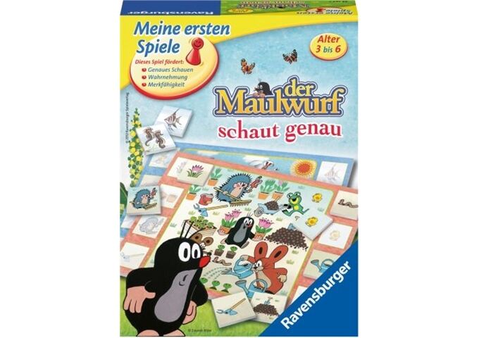 Ravensburger Maulwurf schaut genau