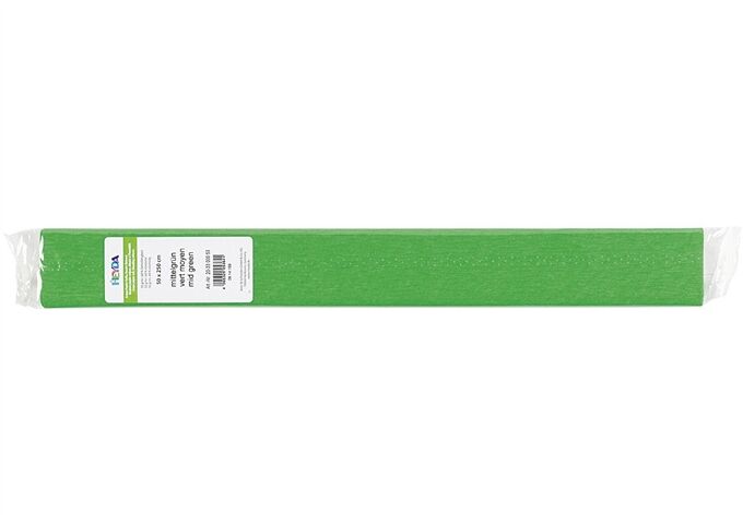 HEYDA Krepppapier Rolle m.grün