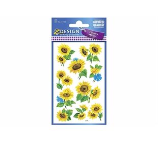 AVERY ZWECKFORM Schmucketikett Sonnenblumen