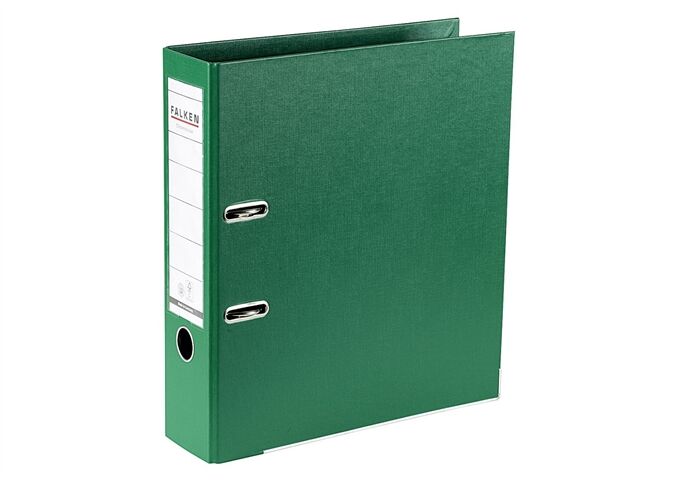 FALKEN Ordner Chromocolor PP A4 8cm grün