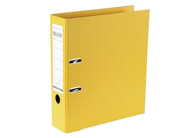 FALKEN Ordner Chromocolor PP A4 8cm gelb
