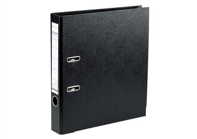 FALKEN Ordner Chromocolor PP A4 5cm schwarz
