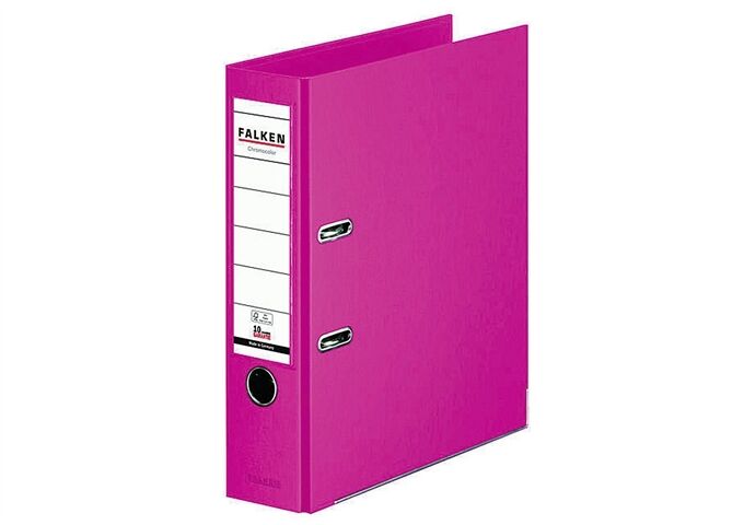 FALKEN Ordner Chromocolor PP A4 8cm fuchsia