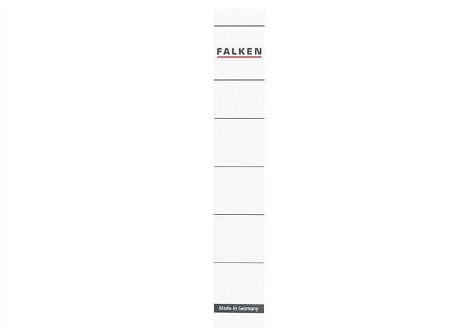 FALKEN Ordner-Rückenschilder Karton schmal 10 Stüc