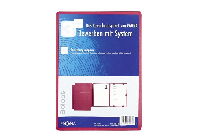 PAGNA Bewerbungsmappe Select rot