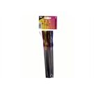 Papstar 8 Trinkhalme Feuerwerk, schw.