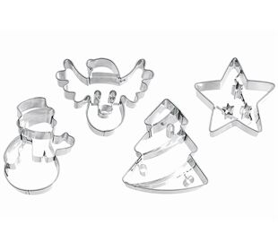 RBV BIRKMANN Ausstechform Weihnachts-Stern, Edelstahl, mit Inne