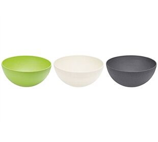 MAGU Schale Natur Design Bambusfaser O20cm grün