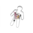 RBV BIRKMANN Ausstechform Stutenkerl, Edelstahl, Set mit Tonpfe