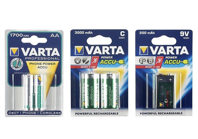 Varta Batterie Accu 9V 200mAh 1ST Blister