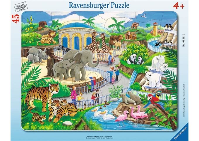 Ravensburger Pz. Besuch im Zoo 45T