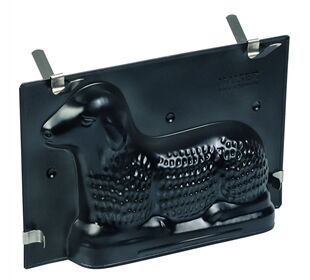 KAISER Lammform schwarz OSTERN