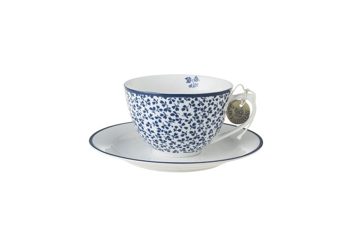 Laura Ashley Laura Ashley Cappuccino Tasse & Untertasse Floris