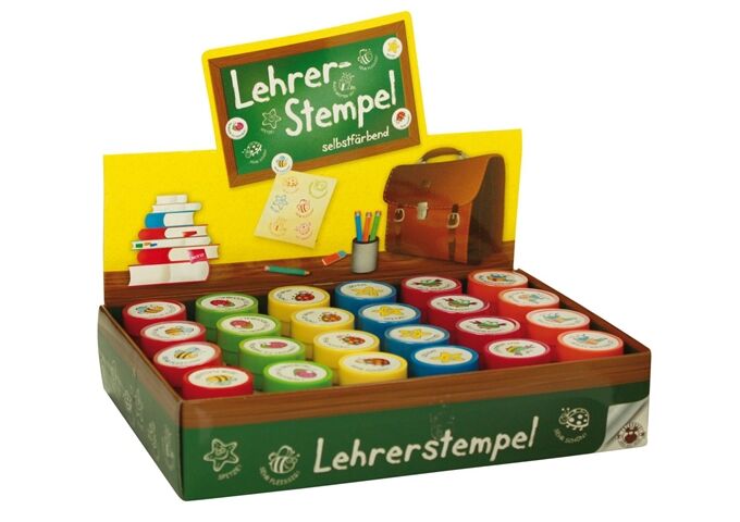 TRENDHAUS Lehrerstempel selbstfärbend sort-