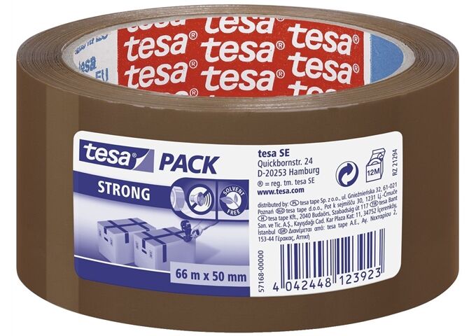 Tesa Packband PPL 50mmx66m braun