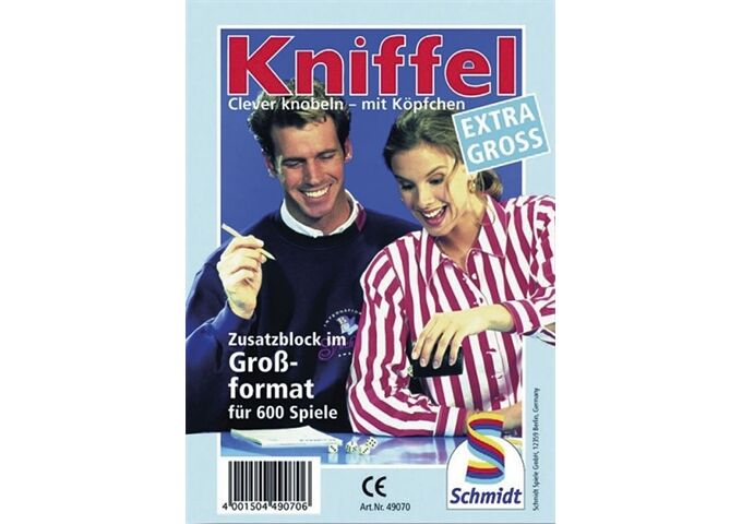 Schmidt Kniffelblock gross