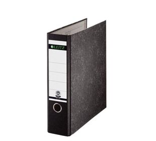 LEITZ Ordner Pappe A4 8cm schwarz