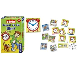 Kosmos Mitbringspiel Scout - Kennst du die Uhr?