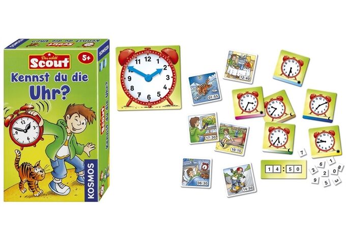 Kosmos Mitbringspiel Scout - Kennst du die Uhr?