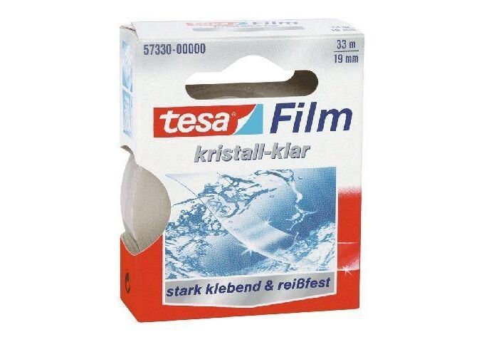 Tesa Klebefilm Kristall 19mm 33m