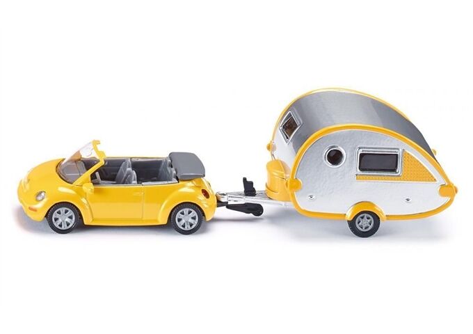 Siku PKW mit Wohnanhänger