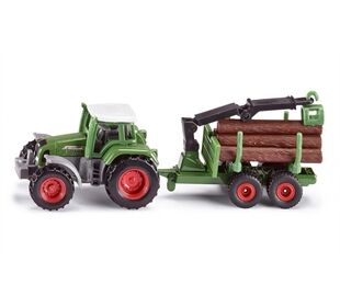 Siku Traktor mit Forstanhänger