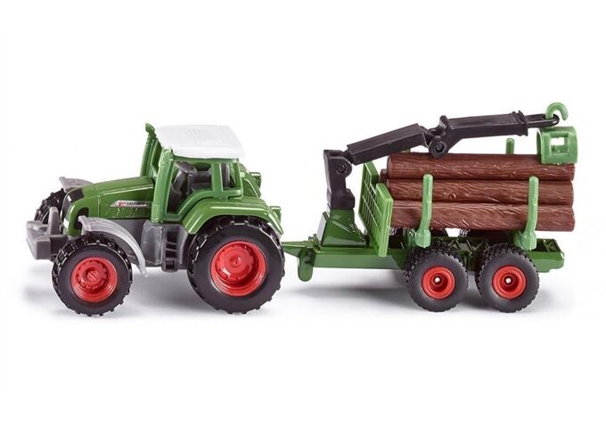 Siku Traktor mit Forstanhänger