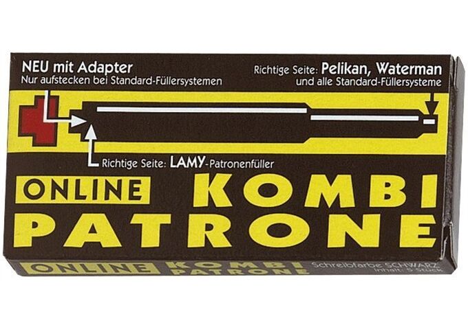 ONLINE Tintenpatrone 5ST schwarz